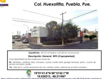 Casa de 5 habitaciones, Puebla · Se Vende Casa / Copropiedad 50%