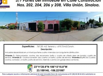 Casa de 6 habitaciones, Mazatlán · Se Vende Casa / Copropiedad 3/7 Partes