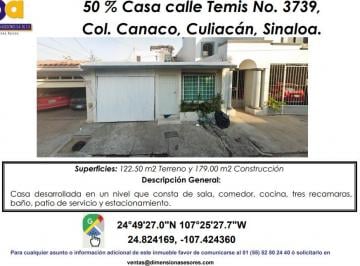 Casa de 3 habitaciones, Culiacán · Se Vende Casa (Co - Propiedad 50%)