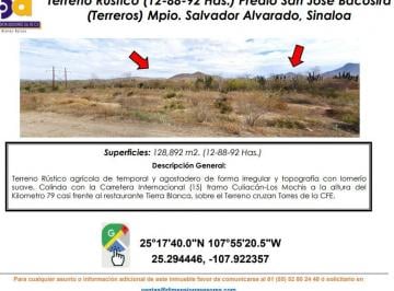 Terreno / Lote , Culiacán · Se Vende Terreno Rustico