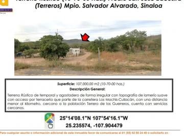 Terreno / Lote , Culiacán · Se Vende Terreno Rustico