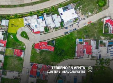 Terreno / Lote , Villahermosa · Lote Residencial en Venta Real Campestre Cluster 3 Lt. 39 F - 81