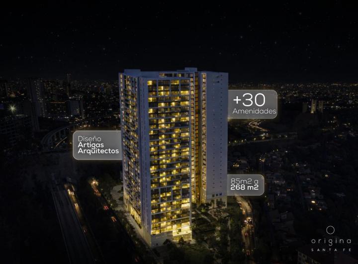Desarrollo vertical , Cuajimalpa de Morelos · Origina Santa Fe
