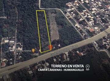 Terreno / Lote , Cárdenas · Terreno en Venta en Carr a Cárdenas - Huimanguillo F - 906