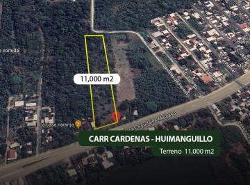 Terreno / Lote , Cárdenas · Terreno en Venta en Carr a Cárdenas - Huimanguillo F - 906