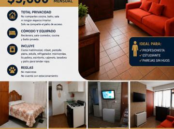 Departamento de 1 habitación, Tlalnepantla de Baz · Alquilo Departamento Amueblado con Baño Propio