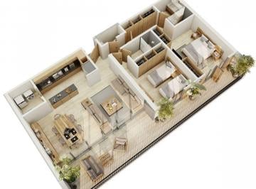 Departamento de 2 habitaciones, Zapopan · Departamento Modelo Home Terrace en Distrito Cube
