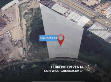 Terreno / Lote , Villahermosa · Terreno Industrial en Venta en Carr Vhsa - Cardenas Km 3.1 F - 877