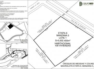 Terreno / Lote , Querétaro · Terreno Habitacional Multifamiliar 109 Viviendas, 5,502.45 m²