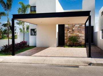 Casa · 3 Recámaras · 2 Estacionamientos · Casa en Pre Venta en Privada, en Conkal Yucatan. - (4)
