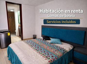 Departamento compartido de 3 habitaciones, Naucalpan de Juárez · Recámara con Baño Privado, en Renta en Lomas de Sotelo