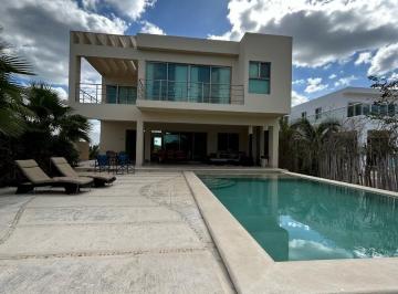 Casa de 4 habitaciones, Dzemul · Renta de Casa Frente Al Mar en San Bruno, Yucatán