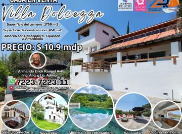 Casa de 5 habitaciones, Ixtapan de la Sal · Villa Dolcezza Residencia Amueblada, con Amplio Jardín, Picina, Terraza Cubierta y Acabados de Lujo.