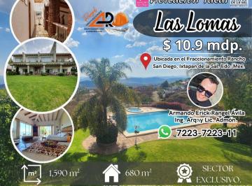 Casa de 6 habitaciones, Ixtapan de la Sal · Casa Las Lomas de Enormes Dimensiones, Alberca Monumental, Jardines Amplios, Amueblada y Equipada.