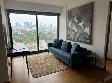 Departamento de 2 habitaciones, Cuauhtémoc · Departamento en Renta Taman, amueblado con Balcon Condesa