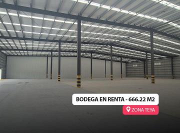 Bodega comercial , Mérida · Bodega en Renta Zona Teya Bodega 9 F - 81