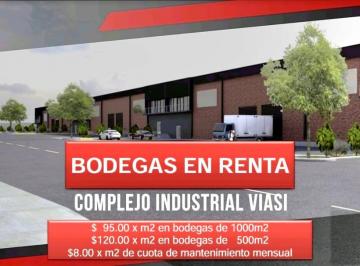 Bodega comercial · 1000m² · 10 Estacionamientos - Cimex Inmobiliaria cuu · Bodegas en Renta Desde 1000 m² con Rampa y Anden Frente a Bafar $95 m²