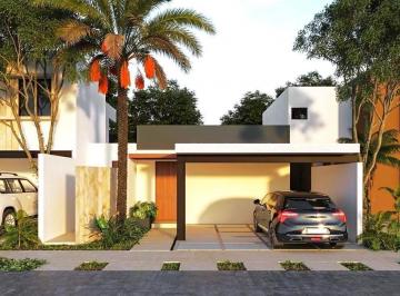 Casa en condominio de 3 habitaciones, Conkal · Casa de Una Planta en Privada Residencial Cumbres Novonorte Conkal