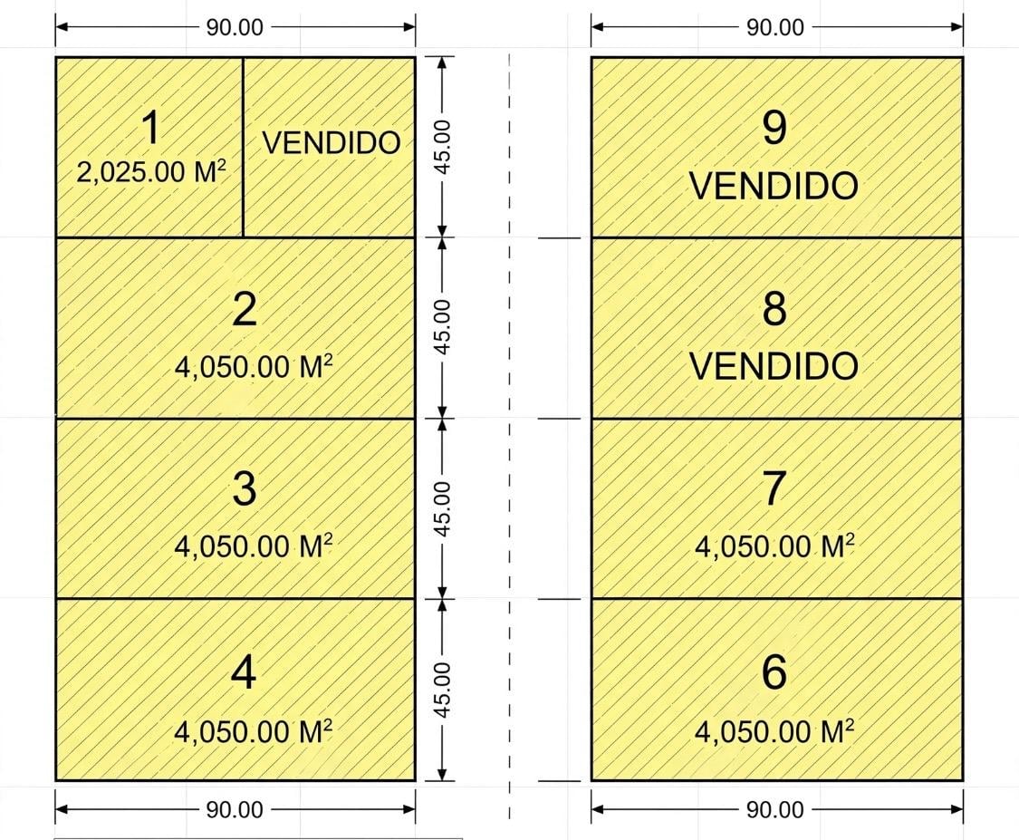 Industrial Lots of 2,025 m&sup2; to 4,050 m&sup2; | Upcoming Bypass