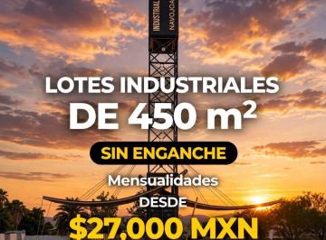 Terreno / Lote Venta · Lotes Industriales Desde 450 m²