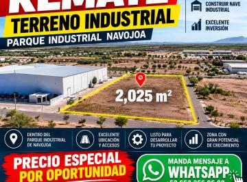 Terreno / Lote 4050m² Venta Allende · Remate de Terreno Industrial en Navojoa
