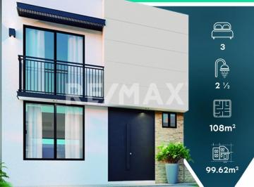 Casa · 100m² · 3 Recámaras · 2 Estacionamientos · Casa en Venta en Villa Diamante - (4)