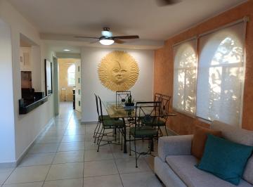 sala comedor · Centrico Departamento Amueblado, 2 Recs, Alberca, Sm 45 Frente a Plaza Outlet
