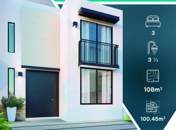 Casa · 100m² · 3 Recámaras · 2 Estacionamientos · Casa en Venta en Villa Diamante - (4)