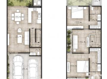 Casa · 216m² · 2 Recámaras · 2 Estacionamientos · La Mejor Inversion en Privada Casa Th Temozon Norte Merida