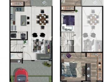 Casa · 149m² · 3 Recámaras · 2 Estacionamientos · Casa en Venta en Villa Diamante - (4)