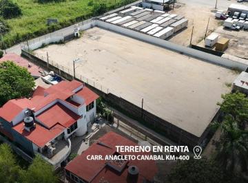 Terreno / Lote , Villahermosa · Terreno en Renta Sup. 2,436 m², Carr. Anacleto Canabal F - 132