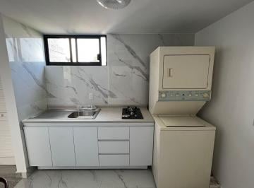AREA DE COCINA CON LAVADORA Y SECADORA · Atención Unam - Renta Departamento Torres del Maurel - Av del Imán