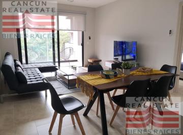 Departamento · 98m² · 2 Recámaras · Departamento en Venta, 2 Habitaciones en Playa del Carmen.
