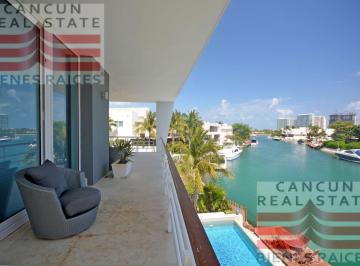 Casa · 705m² · 4 Recámaras · Casa en Venta, 4 Habitaciones en Residencial Puerto Cancún, de Lujo.