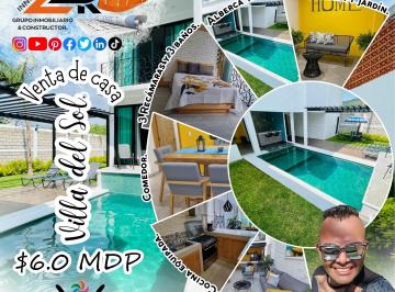 Casa de 3 habitaciones, Tonatico · Casa Villa del Sol, de Dos Niveles, Completamente Amueblada, Alberca Climatizada y Amplio Jardín.