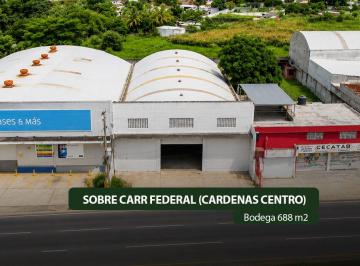 Bodega comercial , Cárdenas · Bodega en Renta, Carr. Cárdenas - Vhsa, Sup. 688 m² F - 553