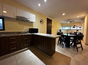 Departamento de 2 habitaciones, Mérida · Departamento Amueblado, en Planta Baja, en Privada con Piscina.