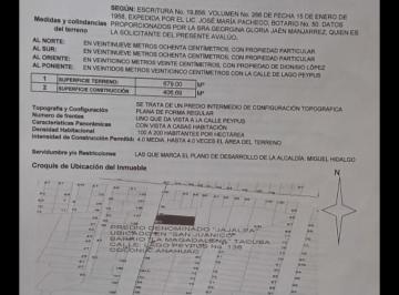Terreno / Lote , Miguel Hidalgo · Terreno en Venta, Col. Anahuac