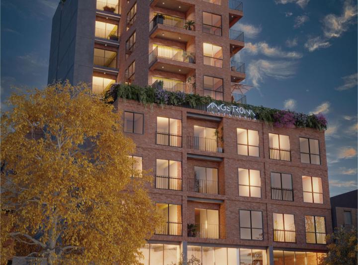 FACHADA · Atria Tower Preventa de Deptos en La Col. Americana