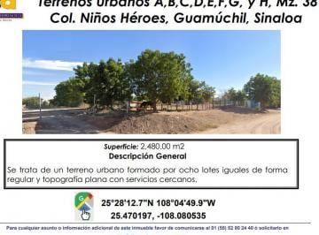 Terreno / Lote , Salvador Alvarado · Venta de Terrenos Urbanos
