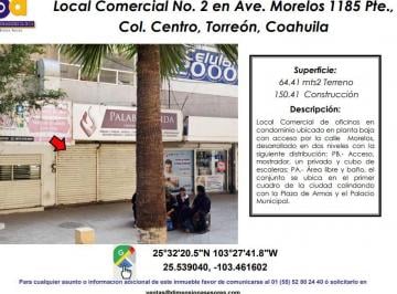 Local comercial , Torreón · Se Vende Local Comercial