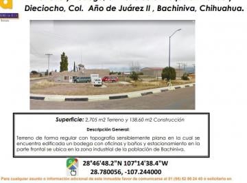 Terreno / Lote , Bachíniva · Se Vende Terreno con Construcciones