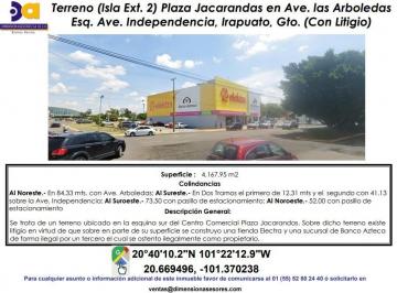 Terreno comercial , Irapuato · Se Vende Terreno con Construccion / Derechos Litigiosos