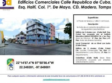 Local comercial , Ciudad Madero · Se Vende Edificio Comercial con Departamentos y Locales Comerciales