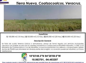 Terreno / Lote , Coatzacoalcos · Se Venden 4 Terrenos Rusticos o Semiurbanos