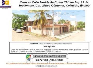 Casa de 2 habitaciones, Culiacán · Se Vende Casa Col. Lazaro Cardenas