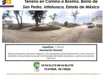 Terreno / Lote , Ixtlahuaca · Se Vende Terreno Suburbano
