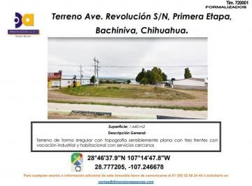 Terreno / Lote , Bachíniva · Se Vende Terreno