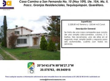 Casa de 3 habitaciones, Tequisquiapan · Se Vende Casa Residencial