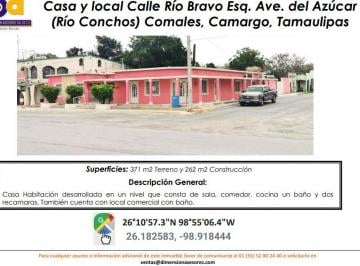 Casa de 2 habitaciones, Camargo · Se Vende Casa con Local